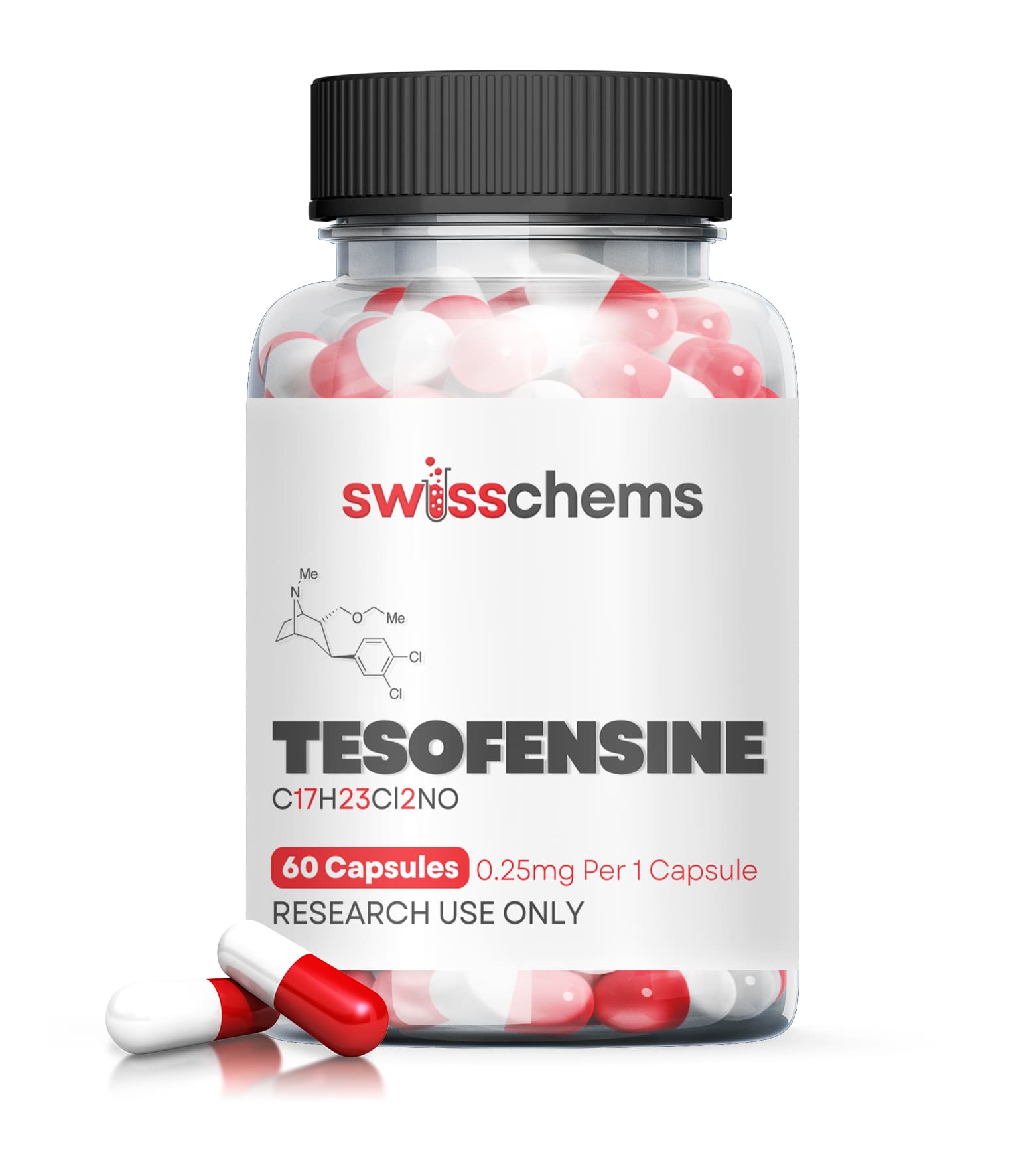 Tesofensine (0.25mg/capsule), 60 Capsules